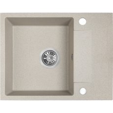 RIO MINI minicsepptálcás gránit bézs mosogató szifonnal,  56x44x17,5 cm