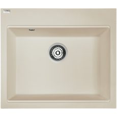 LAVEO TAU 6 jázmin egymedencés mosogató helytakarékos szifonnal - SBT_J10Y