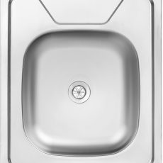 LAVEO LON 50 egymedencés teletetős inox mosogató szifonnal K.