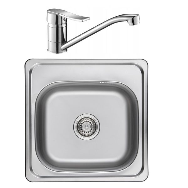 LAVEO STANDARD 1M SZETT álló króm csappal K.