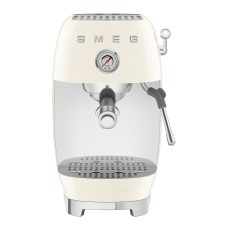 SMEG ESPRESSO KÁVÉFŐZŐ COLD BREW FUNKCIÓVAL, retro, bézs