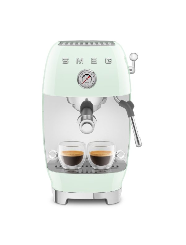 SMEG ESPRESSO KÁVÉFŐZŐ COLD BREW FUNKCIÓVAL, retro, világoszöld - Image 6