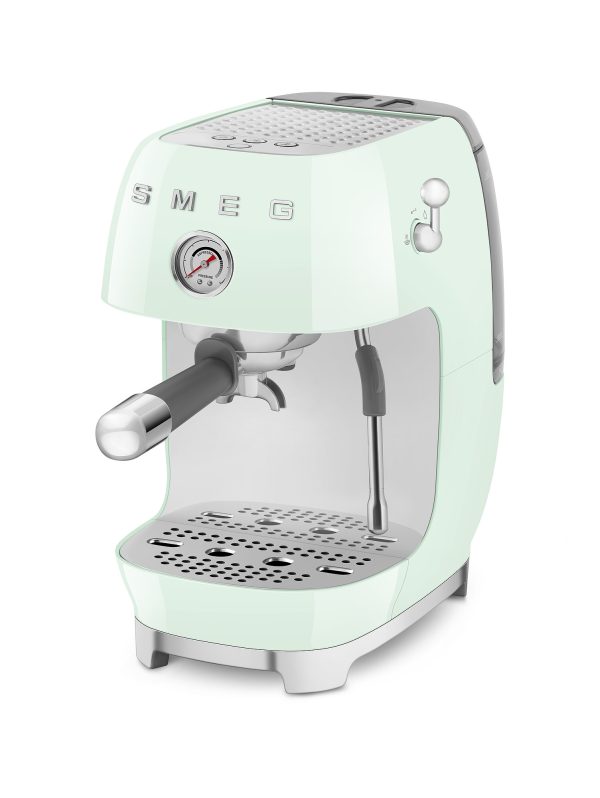 SMEG ESPRESSO KÁVÉFŐZŐ COLD BREW FUNKCIÓVAL, retro, világoszöld - Image 7