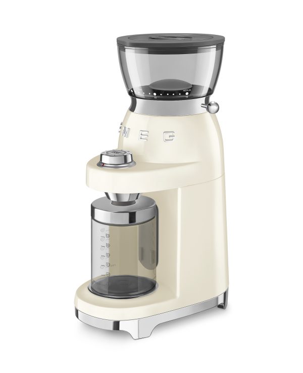 SMEG FÉLPROFESSZIONÁLIS  KÁVÉDARÁLÓ, retro, bézs - Image 4