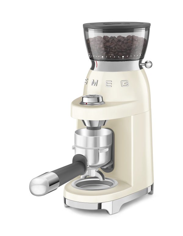 SMEG FÉLPROFESSZIONÁLIS  KÁVÉDARÁLÓ, retro, bézs - Image 6