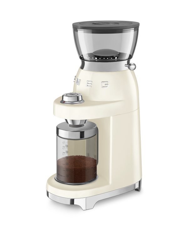 SMEG FÉLPROFESSZIONÁLIS  KÁVÉDARÁLÓ, retro, bézs - Image 8