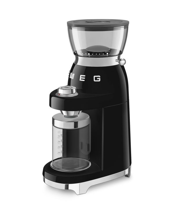 SMEG FÉLPROFESSZIONÁLIS  KÁVÉDARÁLÓ, retro, fekete - Image 4