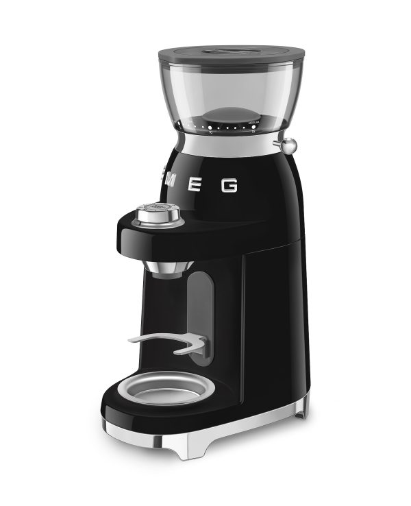 SMEG FÉLPROFESSZIONÁLIS  KÁVÉDARÁLÓ, retro, fekete - Image 5