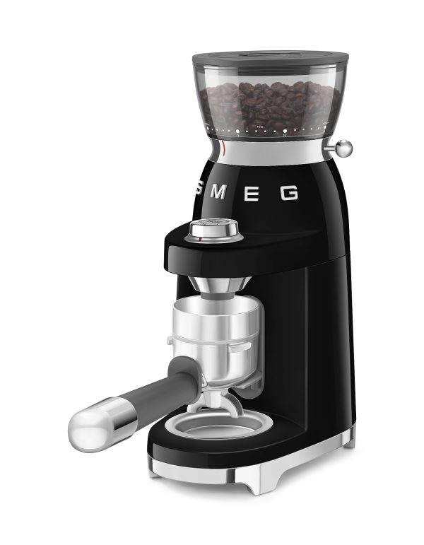 SMEG FÉLPROFESSZIONÁLIS  KÁVÉDARÁLÓ, retro, fekete - Image 6