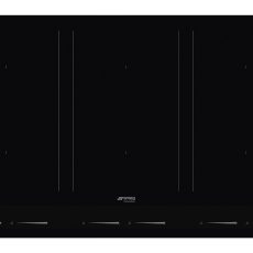 SMEG INDUKCIÓS FŐZŐLAP, Linea design, 90 cm, 6 főzőzóna, 3 MultiZone híd zóna, fekete üveg