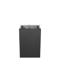 SMEG TELJESEN BEÉPÍTHETŐ MOSOGATÓGÉP, 45 cm, 10 teríték, 8 funkció, 2 hőmérséklet, 46dB