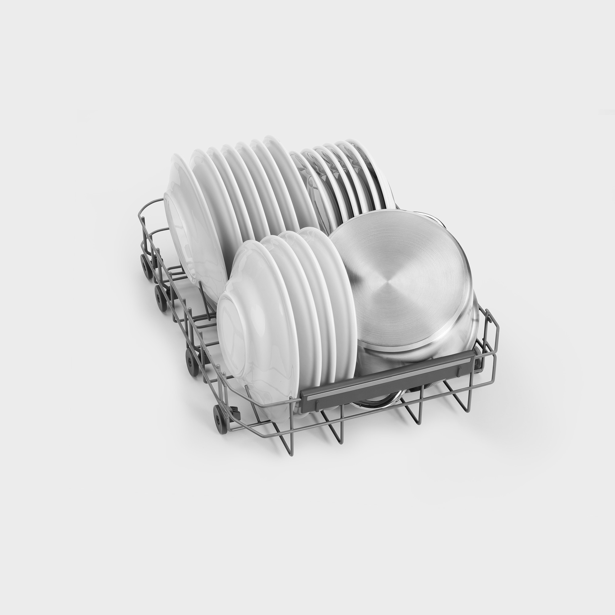 SMEG TELJESEN BEÉPÍTHETŐ MOSOGATÓGÉP, 45 cm, 10 teríték, 8 funkció, 2 hőmérséklet, 46dB - Image 6