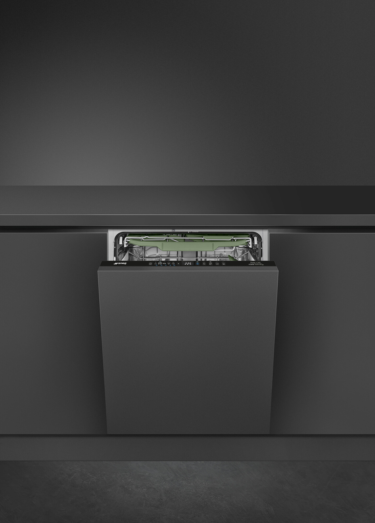 SMEG TELJESEN BEÉPÍTHETŐ MOSOGATÓGÉP, 60 cm, 13 teríték, 10+1 funkció, 42 dB, B energiao., 3 FlexiDuo kosár - Image 3