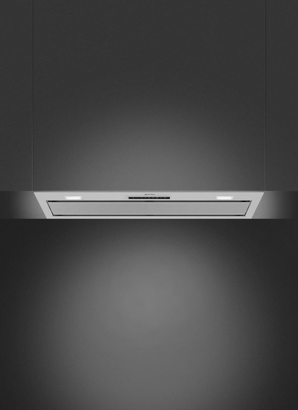 SMEG UNIVERSALE design beépíthető páraelszívó, 90 cm, inox - Image 2