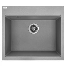 Laveo TAU 6 egymedencés mosogató, szürke - SRT_510Y