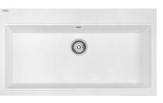 LAVEO TAU 9 nagymedencés mosogató, fehér - SRT_6109