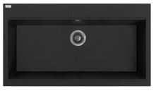 LAVEO TAU 9 nagymedencés mosogató, matt fekete - SRT_B109