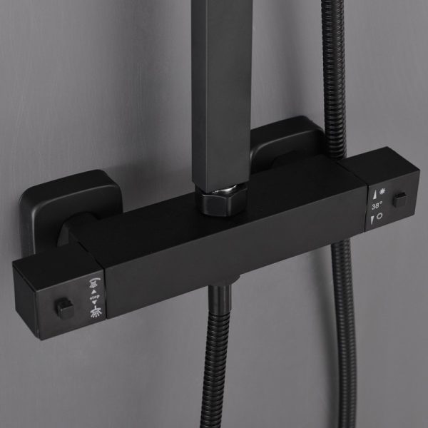 Mazama Black zuhanyszett termosztátos csapteleppel - Image 8