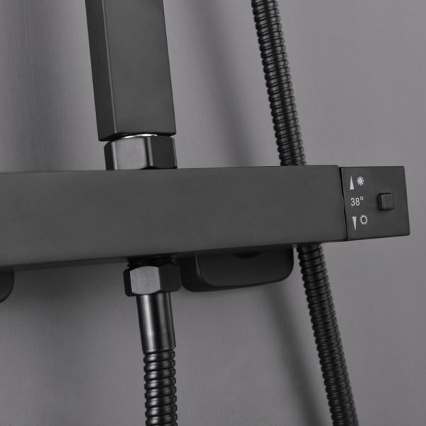 Mazama Black zuhanyszett termosztátos csapteleppel - Image 9