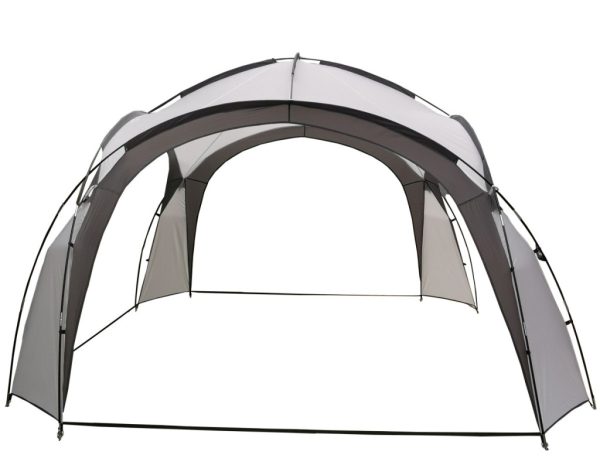 Szürke kerti pavilon 3,5x3,5 m