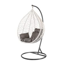 Havanna függőfotel fehér-fekete