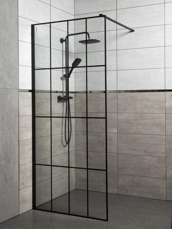 Techno 90x200 cm Walk-in zuhanykabin - Image 2