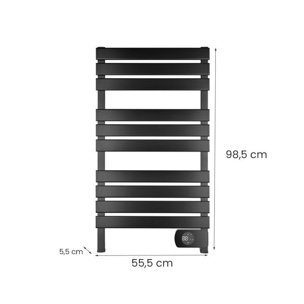 Elektromos törölközőszárító radiátor 450W - Image 3