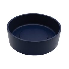 LAVEO PERL kerek gránit mosdó gránit click-clack leeresztővel, éjkék - VGP1N10T