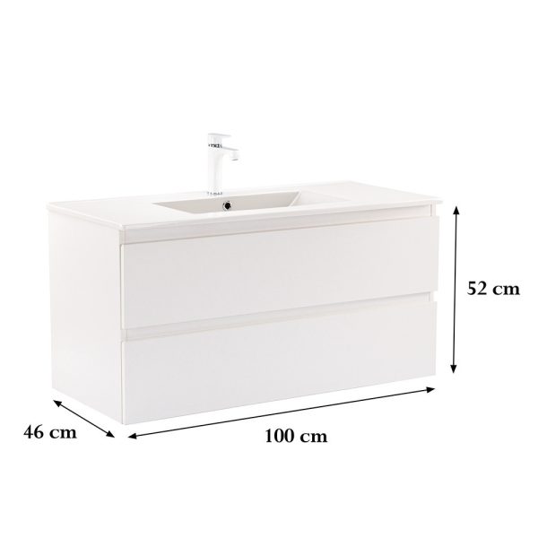 Vario Forte 100 alsó szekrény mosdóval - Image 3