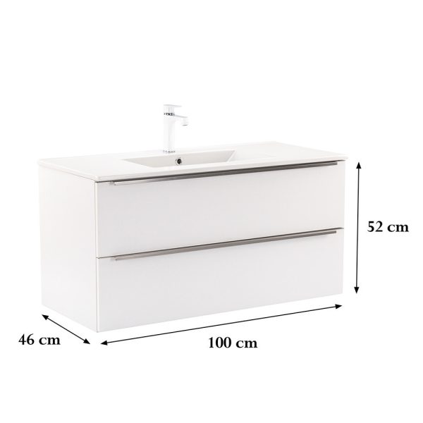 Vario Trim 100 alsó szekrény mosdóval - Image 3