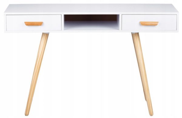 Íróasztal két fiókkal 120x45x75 cm - Image 2