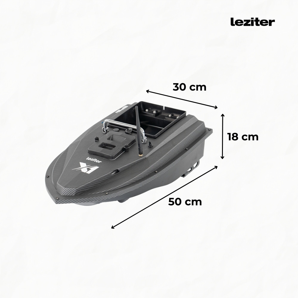 Etetőhajó X1 GPS+4G hátrakidobós carbon - Image 3