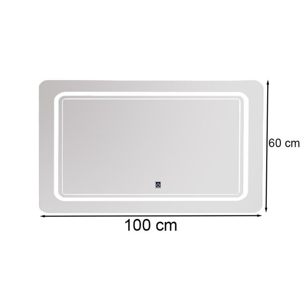 Vid 100 tükör led világítással - Image 4