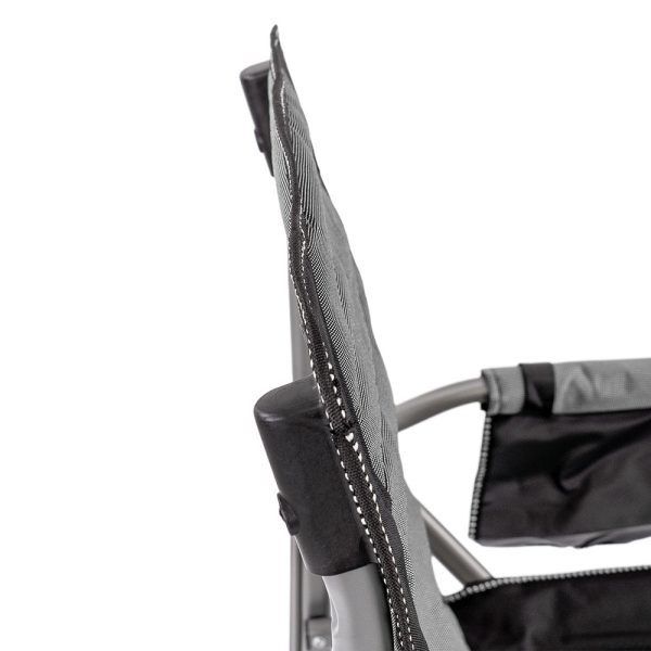 Leziter Comfort Plus karfás horgász szék pohártartóval szürke - Image 6