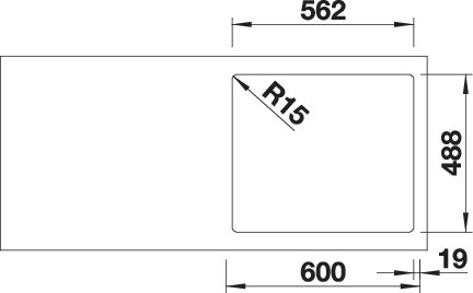 BLANCO ETAGON 6 kerámia f.fehér - Image 4