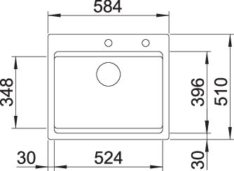 BLANCO ETAGON 6 kerámia f.fehér - Image 3