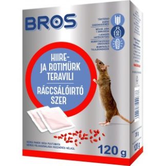 Bros Rágcsálóirtó szer 120 g, gabonaszemes
