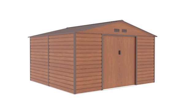 G21 GAH 1085 - kerti tároló 340 x 319 cm, barna, sérült csomagolás - Image 3