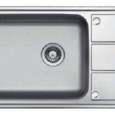 Kevmil LT 915.500 Exkluzív design extra mély és nagy egymedencés rozsdamentes mosogató 91,5 x 50 x 20 cm