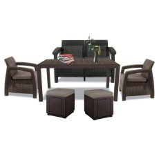 Corfu Fiesta duo cube kerti bútor garnitúra