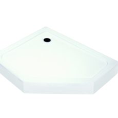 Glasgow szögletes aszimmetrikus zuhanytálca, balos 80x100 cm