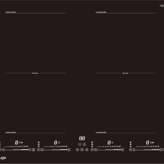 Kluge beépíthető indukciós főzőlap, 60cm, fekete ü., 2 Flexi zóna