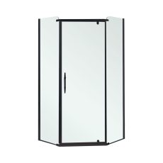 Celtic 100x100 cm ötszögletű zuhanykabin tálca nélkül fekete