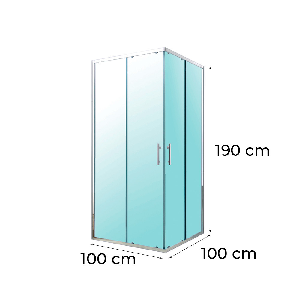 Soul 100x100 cm szögletes zuhanykabin tálca nélkül - Image 3