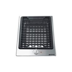 SMEG DOMINO GRILL FŐZŐLAP, Classic design, 31 cm, 1 főzőzóna, inox