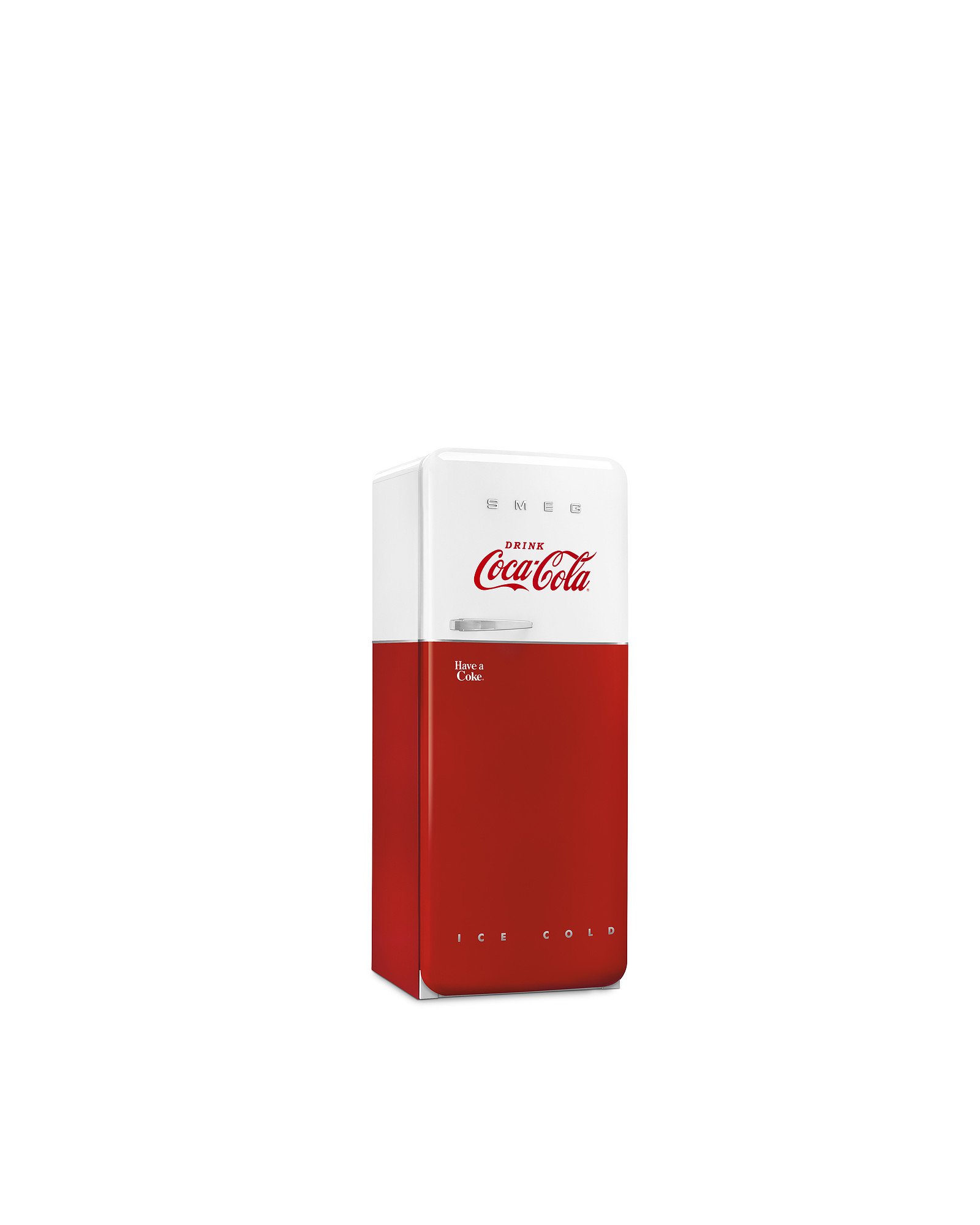 Értékcsökkentett, UTOLSÓ DARAB! SMEG KOMBINÁLT HŰTŐ ÉS FAGYASZTÓ, 50-es évek retro design, Ice Cold CocaCola - Image 2