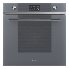 SMEG KOMBINÁLT MIKROHULLÁMÚ SÜTŐ,Linea design, 11+1 funkció, LCD kijelző, ezüstszürke üveg