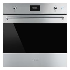 SMEG KOMBINÁLT SÜTŐ, GŐZFUNKCIÓVAL, Classica design, Galileo, 60 cm, CS LCD, inox