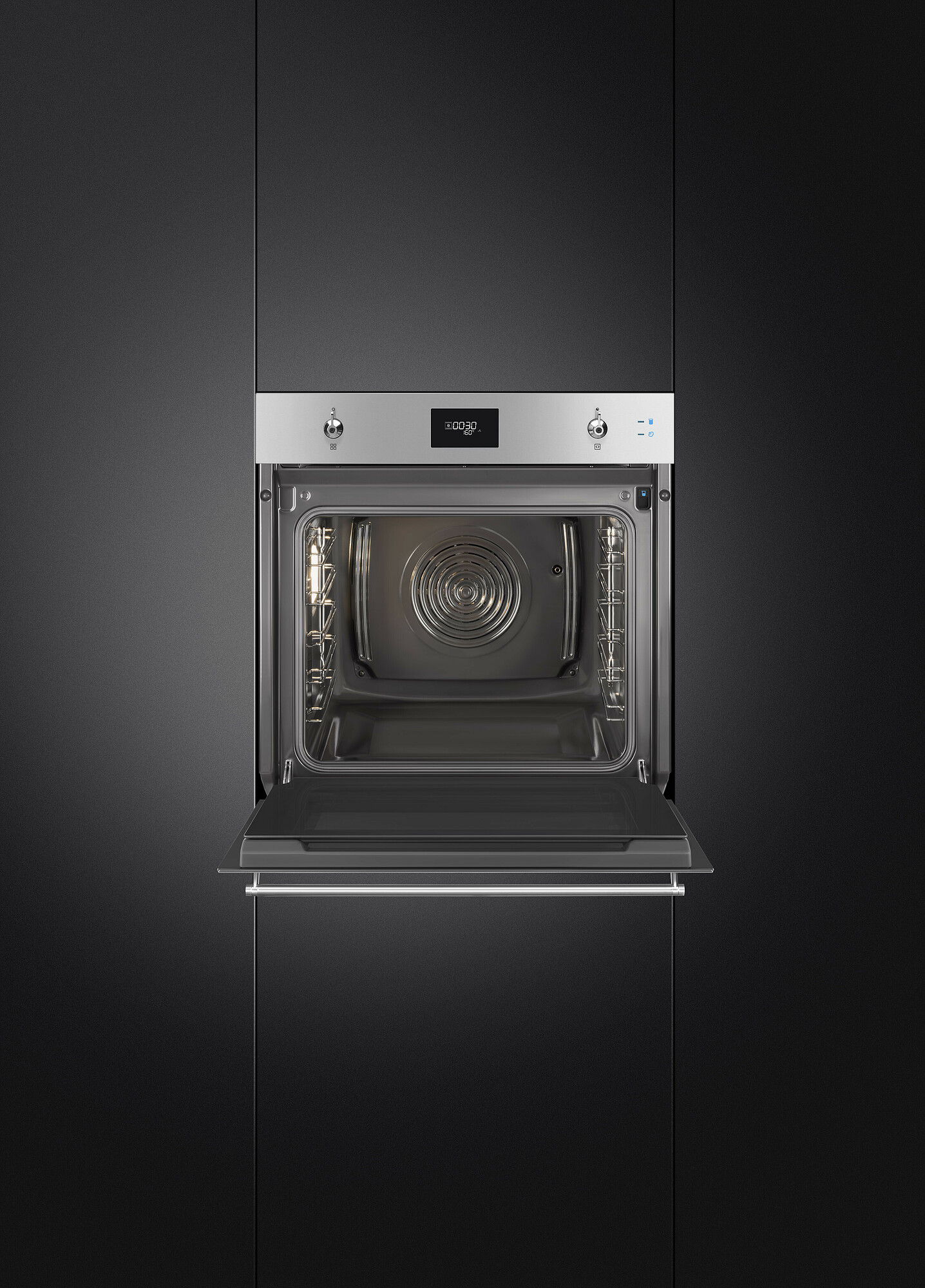 SMEG KOMBINÁLT SÜTŐ, GŐZFUNKCIÓVAL, Classica design, Galileo, 60 cm, CS LCD, inox - Image 5