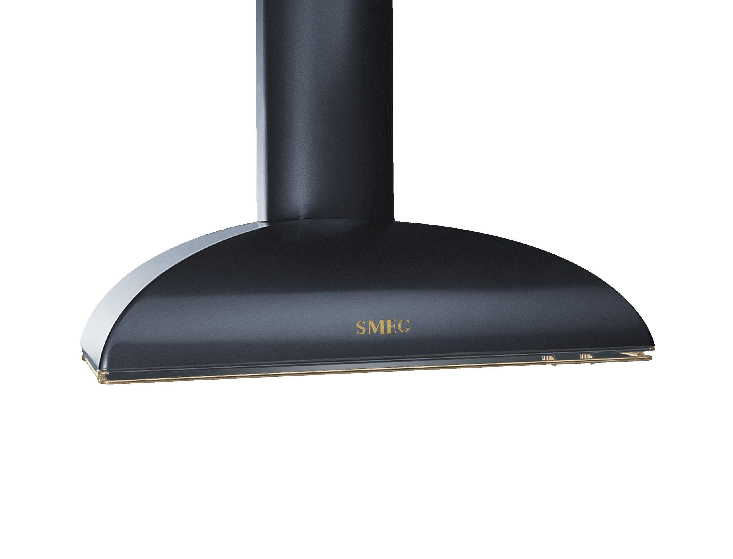 SMEG COLONIALE design kürtős fali páraelszívó, 90 cm, antracit